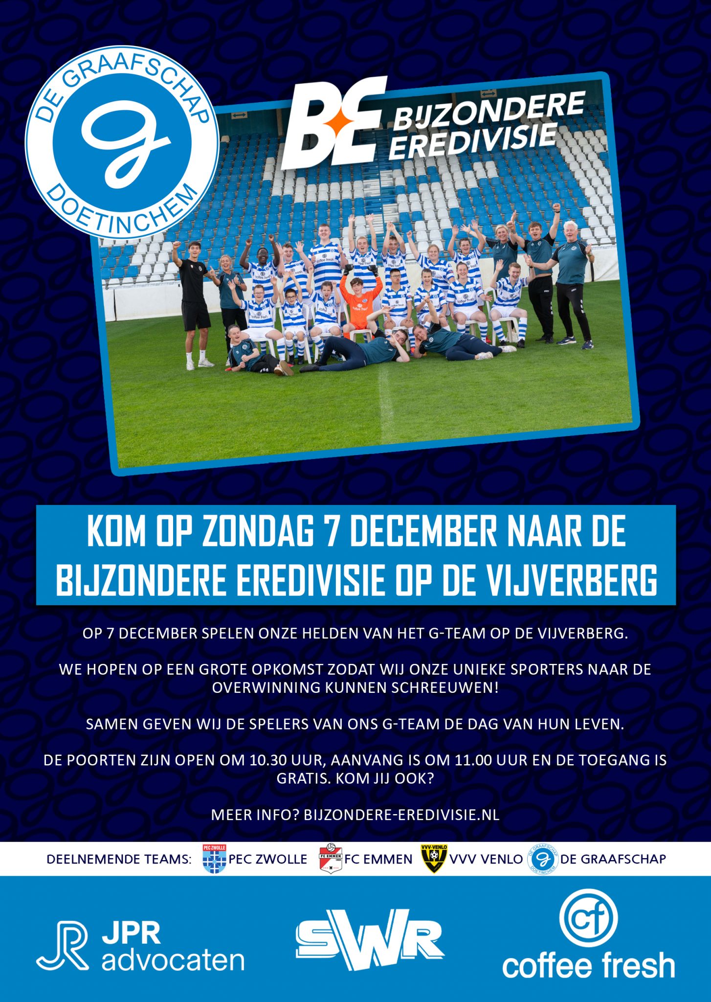 Bijzondere Eredivisie zondag 7 december