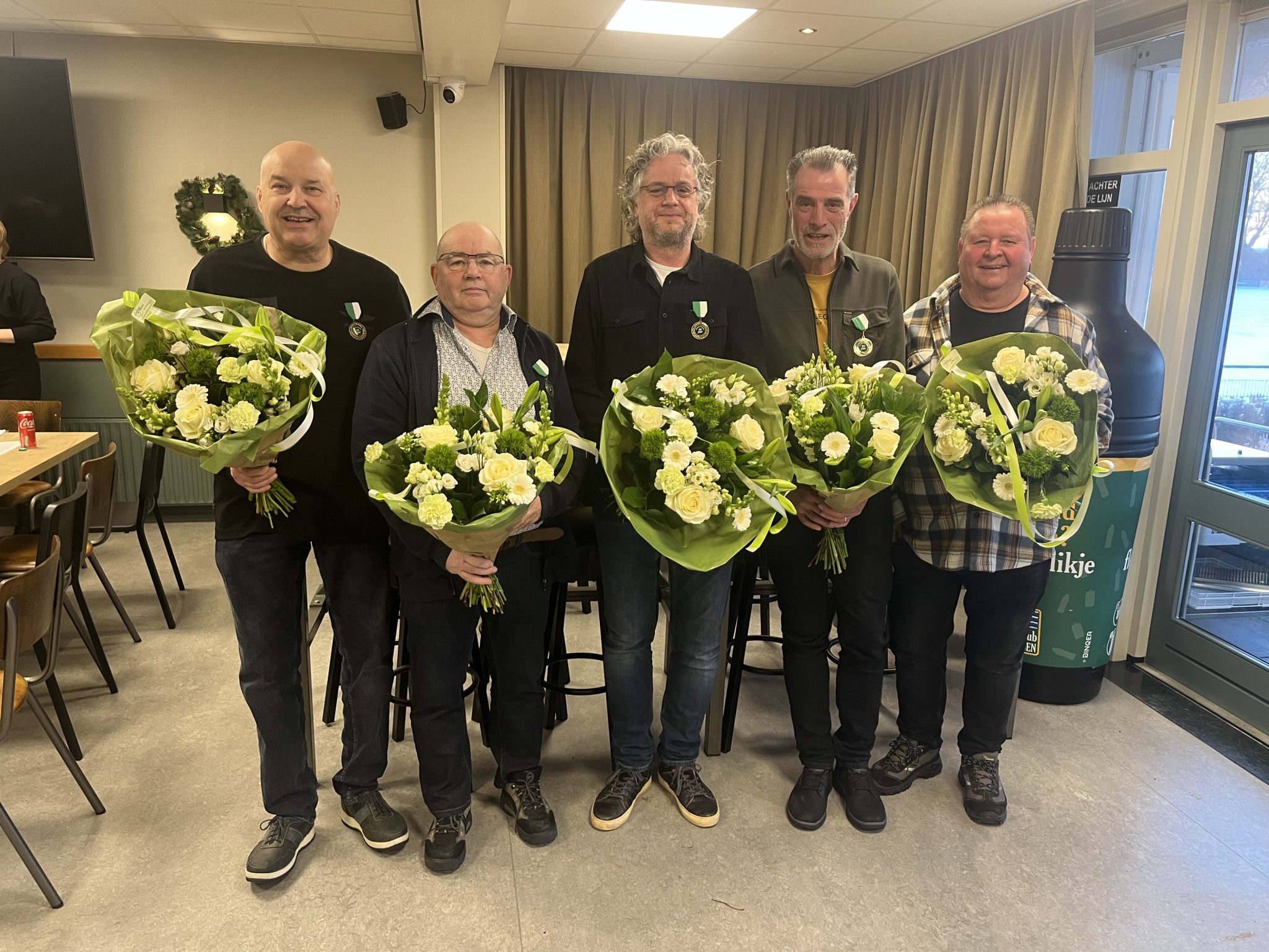 Jubilarissen Sportclub Groessen in het zonnetje gezet